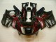Noir Rouge Flamme Carénages Moto CBR 600 F3 1995-1998