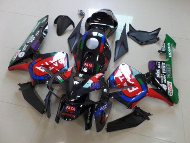 Noir Rouge Pata Carénage Moto CBR 600 RR 2005-2006