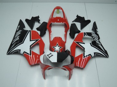 Noir Rouge Étoile Carénage Moto CBR 900 RR 954 2002-2003