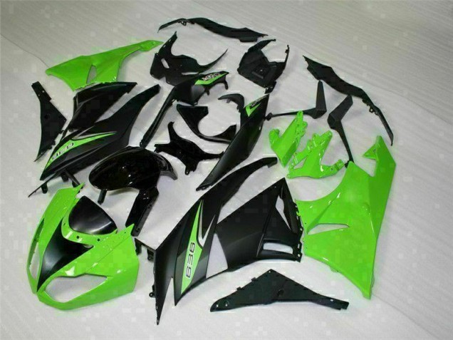Noir Vert 636 Carénage Moto ZX6R 2009-2012