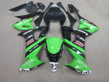 Noir Vert Carénage Moto ZX10R 2008-2010