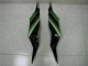 Noir Vert Carénage Moto ZX6R 2013-2018
