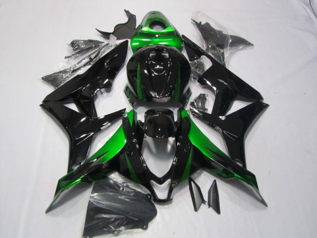Noir Vert Carénages Moto CBR 600 RR 2007-2008