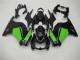 Noir Vert Carénages Moto EX250 2008-2012