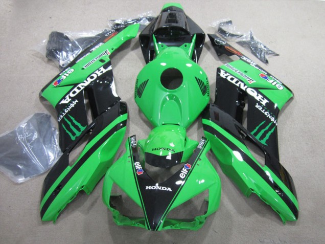 Noir Vert Monster Carénage Moto CBR 1000 RR 2004-2005