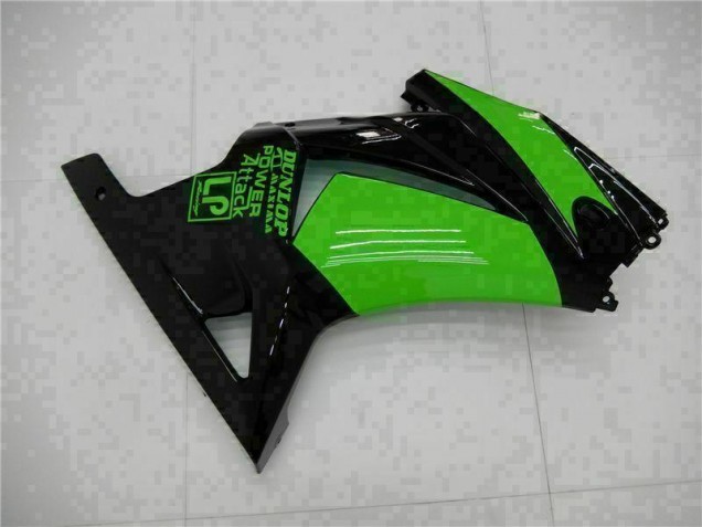 Noir Vert Ninja Carénage Moto EX250 2008-2012