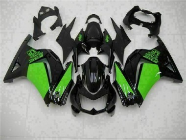 Noir Vert Ninja Carénage Moto EX250 2008-2012