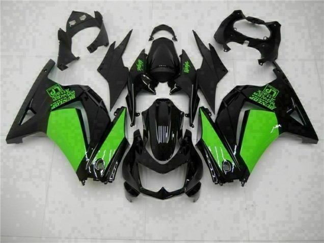 Noir Vert Ninja Carénage Moto EX250 2008-2012