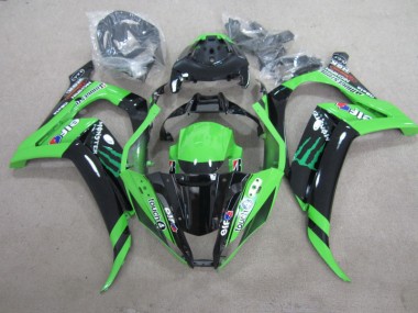 Noir Vert Touch4 Monster Carénage Moto ZX10R 2011-2015