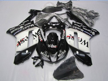 Noir West Mobil Carénage Moto ZX6R 2007-2008