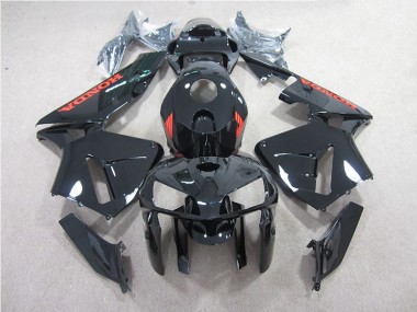 Noir avec Rouge Carénage Moto CBR 600 RR 2005-2006