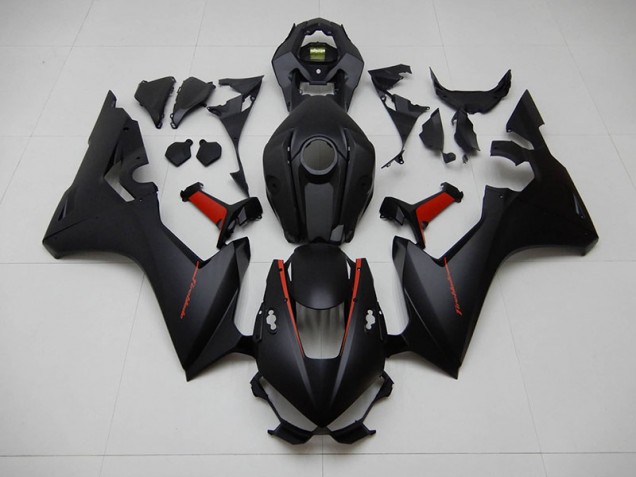 Noir avec Rouge Fireblade Carénage Moto CBR 1000 RR 2017-2023 Noir avec Rouge Fireblade Carénage Moto CBR 1000 RR 2017-2023