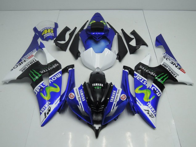 Nouveau Movistar Carénage Moto R6 2008-2016 Nouveau Movistar Carénage Moto R6 2008-2016