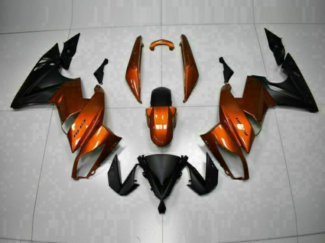 Orange Carénage Moto EX650 2009-2011 Orange Carénage Moto EX650 2009-2011