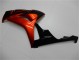 Orange Noir Carénage Moto CBR 1000 RR 2006-2007 Orange Noir Carénage Moto CBR 1000 RR 2006-2007