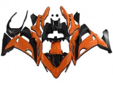 Orange Noir Carénage Moto EX650 2017-2019