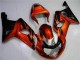 Orange Noir Carénage Moto GSXR 1000 K1 2000-2002