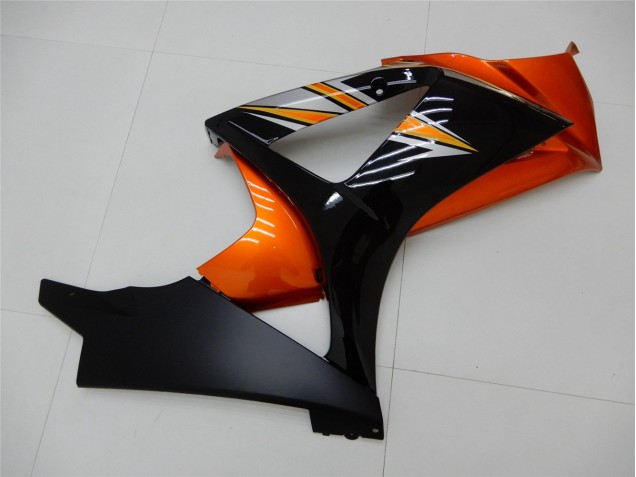 Orange Noir Carénage Moto GSXR 1000 K7 2007-2008 Orange Noir Carénage Moto GSXR 1000 K7 2007-2008