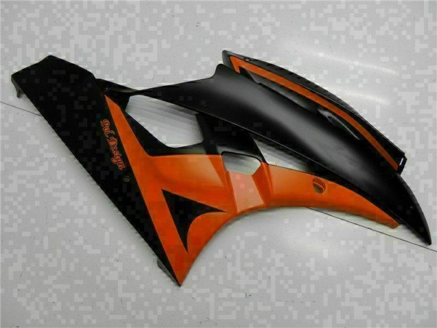Orange Noir Carénage Moto R6 2006-2007 Orange Noir Carénage Moto R6 2006-2007