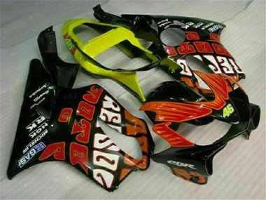 Orange Noir Carénages Moto CBR 600 F4i 2001-2003