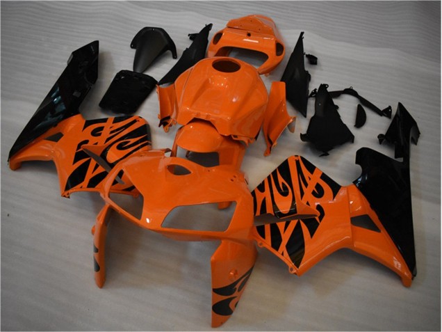 Orange Noir Carénages Moto CBR 600 RR 2005-2006