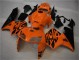 Orange Noir Carénages Moto CBR 600 RR 2005-2006