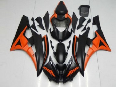 Orange Noir Carénages Moto R6 2006-2007