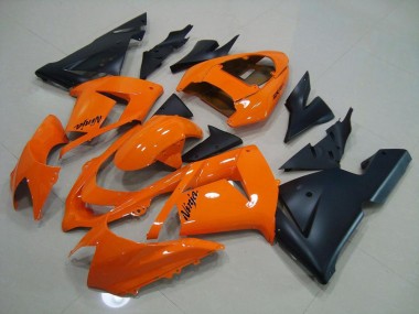 Orange Noir Mat Carénage Moto ZX10R 2003-2005