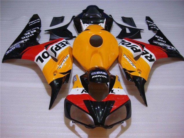 Orange Noir Repsol Carénages Moto CBR 1000 RR 2004-2005