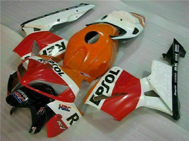 Orange Noir Repsol Carénages Moto CBR 600 RR 2005-2006 Orange Noir Repsol Carénages Moto CBR 600 RR 2005-2006