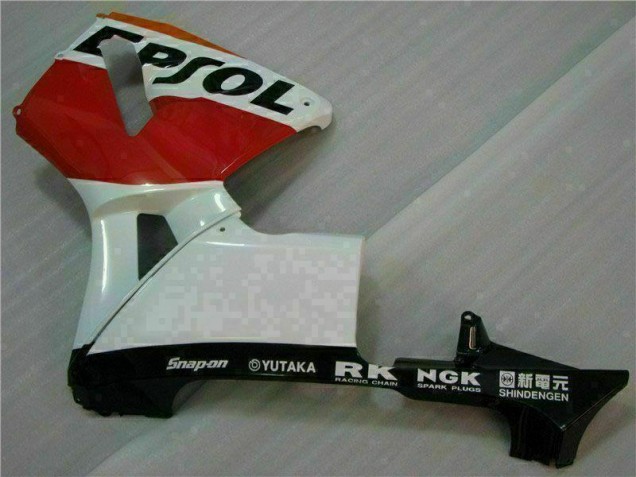 Orange Noir Repsol Carénages Moto CBR 600 RR 2005-2006 Orange Noir Repsol Carénages Moto CBR 600 RR 2005-2006