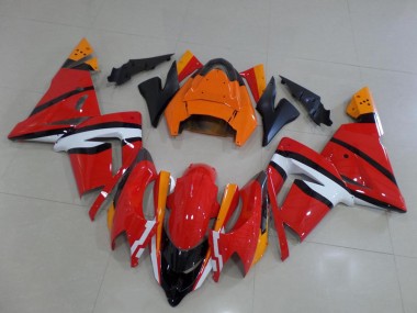 Orange Noir et Blanc Carénage Moto ZX10R 2003-2005