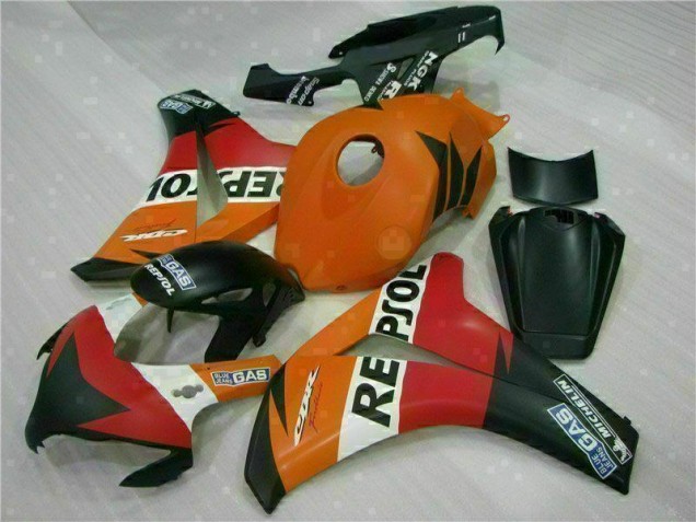 Orange Repsol Carénage Moto CBR 1000 RR 2008-2011 Orange Repsol Carénage Moto CBR 1000 RR 2008-2011