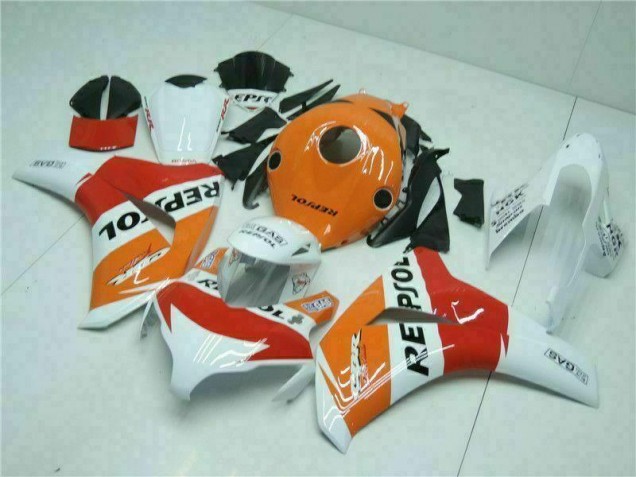 Orange Repsol Carénages Moto CBR 1000 RR 2008-2011 Orange Repsol Carénages Moto CBR 1000 RR 2008-2011