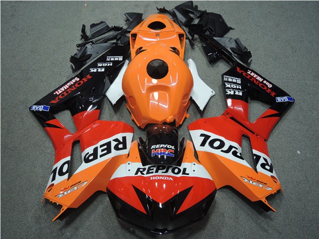 Orange Repsol HRC Carénage Moto CBR 600 RR 2013-2021 Orange Repsol HRC Carénage Moto CBR 600 RR 2013-2021