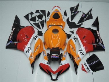Orange Rouge Noir Repsol Carénage Moto CBR 600 RR 2009-2012