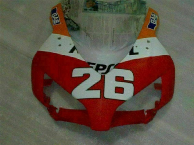 Orange Rouge Repsol 26 Carénage Moto CBR 1000 RR 2004-2005 Orange Rouge Repsol 26 Carénage Moto CBR 1000 RR 2004-2005