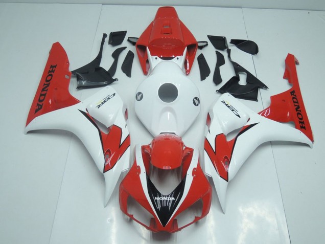 Orange Rouge et Blanc Carénage Moto CBR 1000 RR 2006-2007