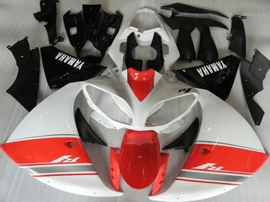 Racy Rouge Blanc Noir Carénage Moto R1 2009-2011