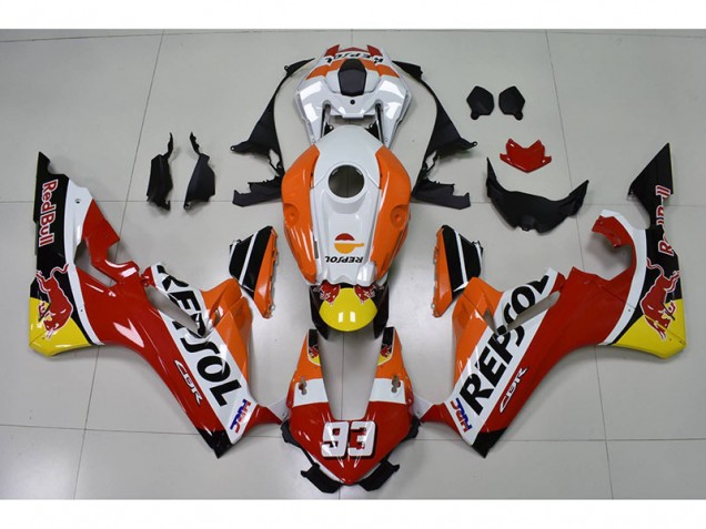 Repsol 93 Red Bull Carénage Moto CBR 1000 RR 2017-2023 Repsol 93 Red Bull Carénage Moto CBR 1000 RR 2017-2023
