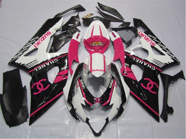 Rose Chanel Carénage Moto GSXR 600 K6 2006-2007