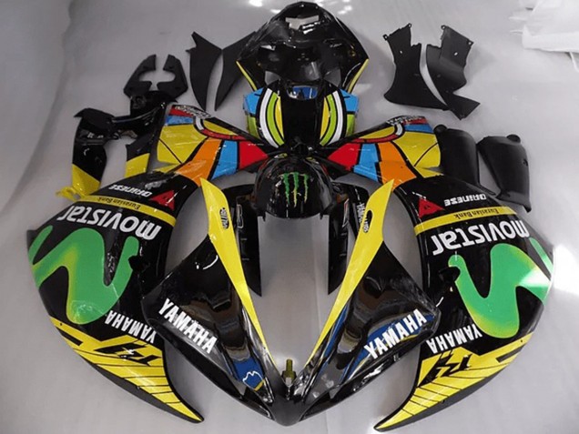 Rossi Movistar Carénage Moto R1 2009-2011 Rossi Movistar Carénage Moto R1 2009-2011