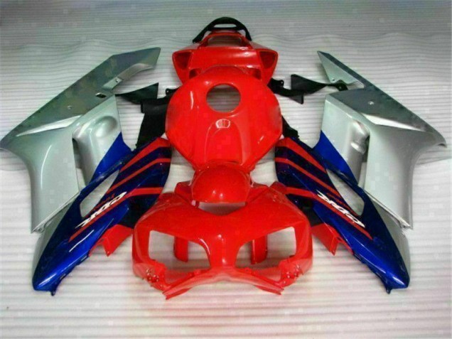 Rouge Argent Bleu Carénage Moto CBR 1000 RR 2004-2005 Rouge Argent Bleu Carénage Moto CBR 1000 RR 2004-2005