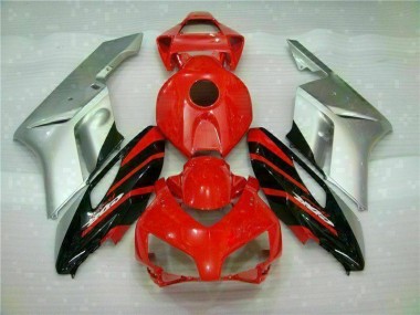 Rouge Argent Carénage Moto CBR 1000 RR 2004-2005
