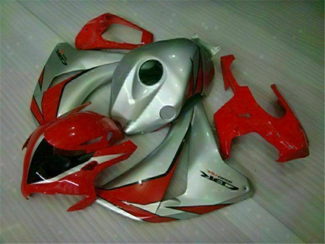 Rouge Argent Carénage Moto CBR 1000 RR 2008-2011