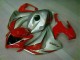 Rouge Argent Carénage Moto CBR 1000 RR 2008-2011