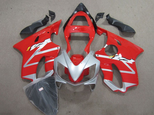 Rouge Argent Carénage Moto CBR 600 F4i 2001-2003