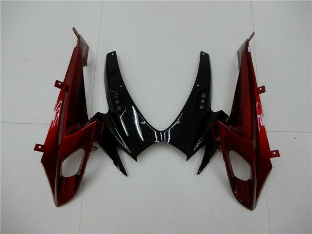 Rouge Argent Carénage Moto GSXR 600 / 750 K6 2006-2007 Rouge Argent Carénage Moto GSXR 600 / 750 K6 2006-2007