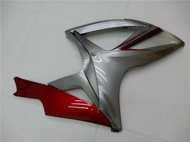 Rouge Argent Carénage Moto GSXR 600 / 750 K6 2006-2007 Rouge Argent Carénage Moto GSXR 600 / 750 K6 2006-2007