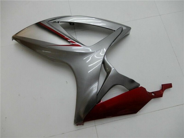 Rouge Argent Carénage Moto GSXR 600 / 750 K6 2006-2007 Rouge Argent Carénage Moto GSXR 600 / 750 K6 2006-2007